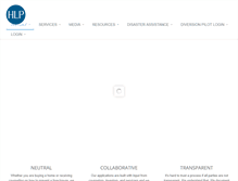 Tablet Screenshot of hlp.org